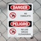 Signmission No Forklifts Bilingual, 7 in W x Rectangle, Plastic OS-2PACK-DS-P-710-VS-1467 - alternate 8